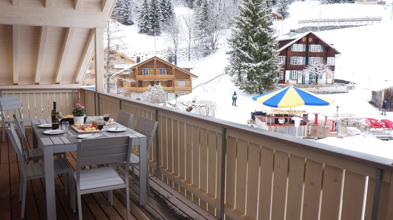 Chalet Brunner Penthouse Wengen Exterior foto