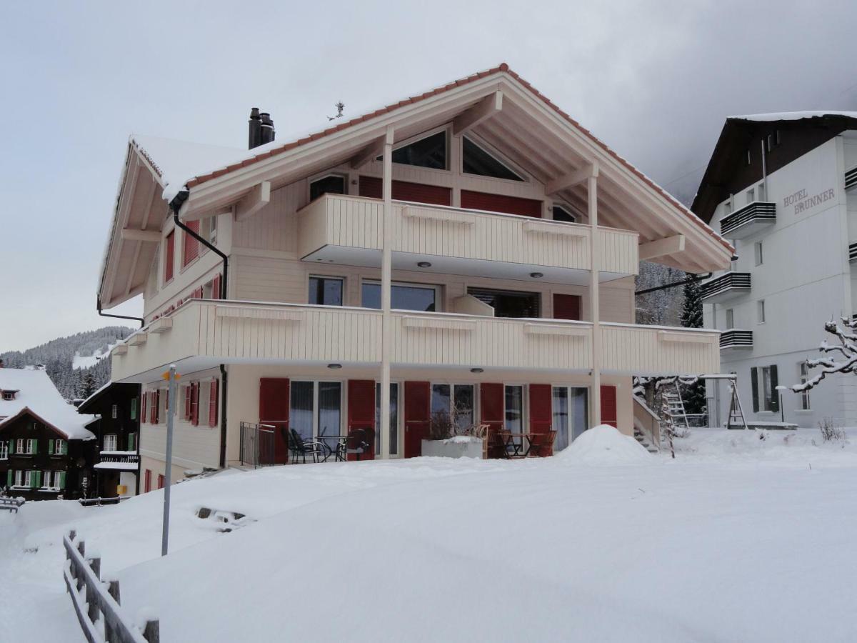 Chalet Brunner Penthouse Wengen Exterior foto
